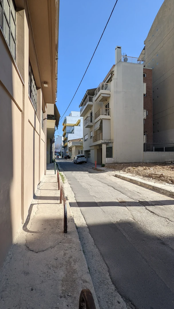 Κατοικημένος δρόμος στην Αθήνα